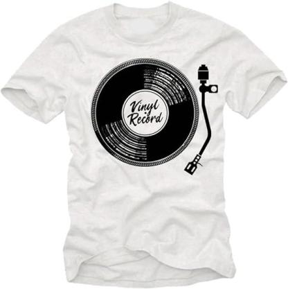 T-shirt Adulte DJ Hip Hop Rétro Musique  Costume