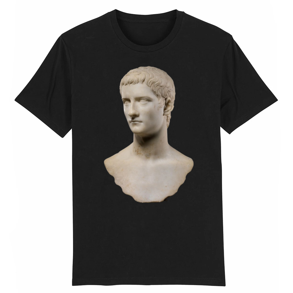 T-shirt Adulte Sculpture 'Caligula - Gaius Empereur romain Rome antique Italie Histoire' Costume