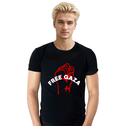 T-shirt Politique 'Free Gaza' Costume Ver.2