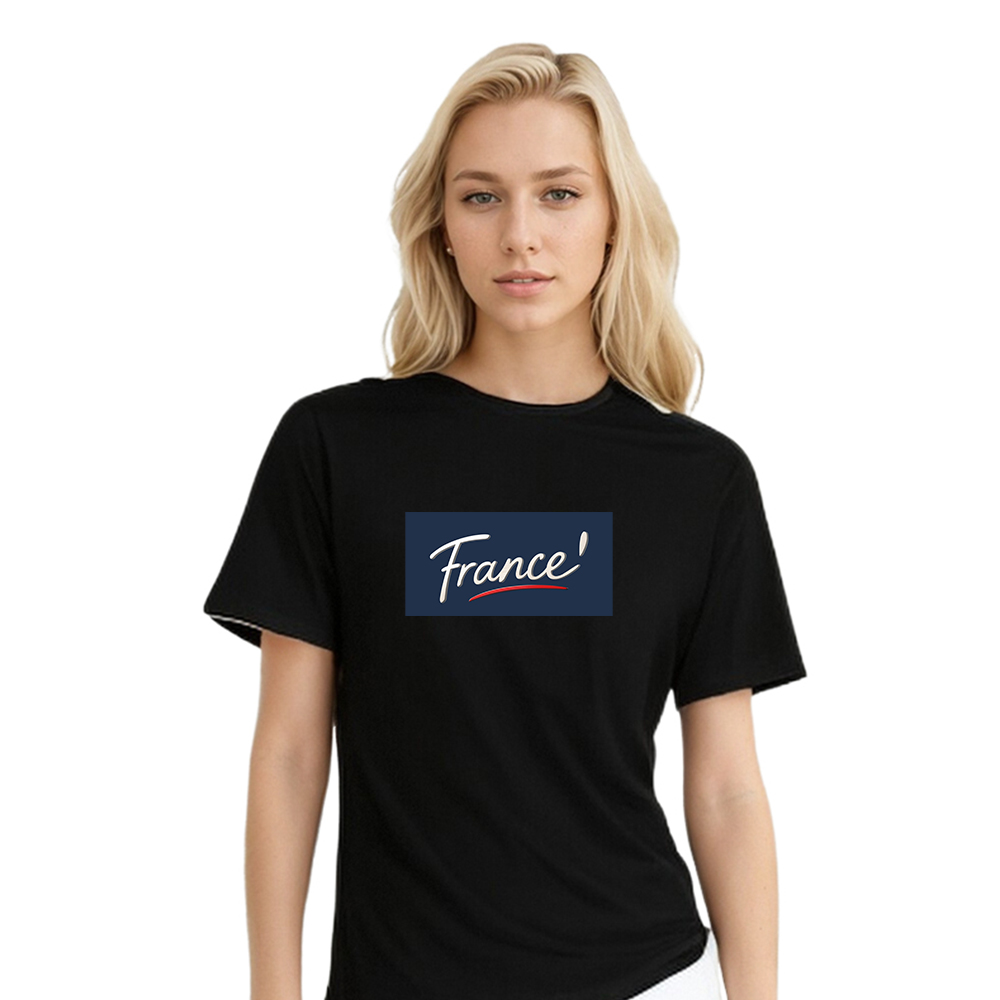 Adulte Texte 'France' T-shirt
