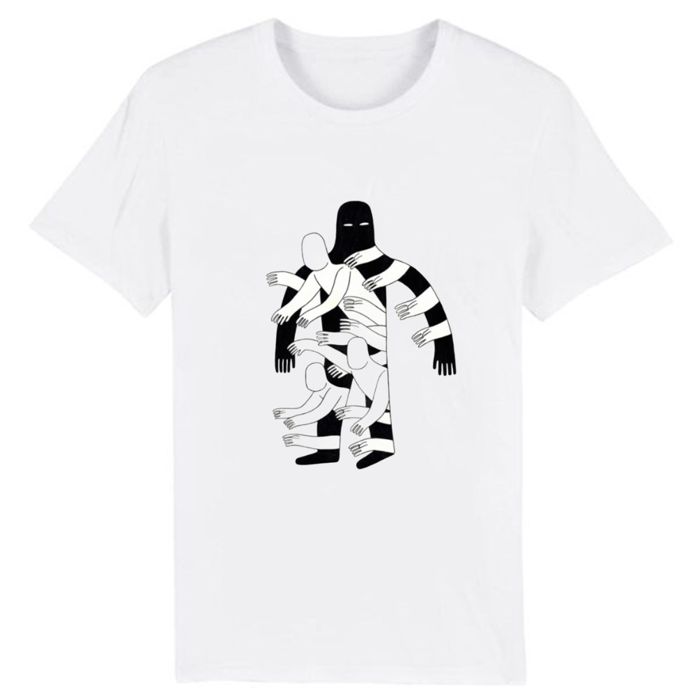 T-shirt Les Personnes qui Veulent s'Eloigner de l'Obscurité Dessin Original