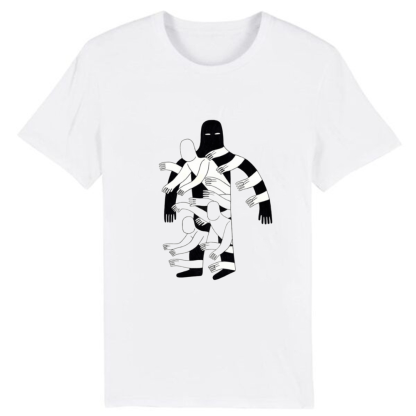 T-shirt Les Personnes qui Veulent s'Eloigner de l'Obscurité Dessin Original