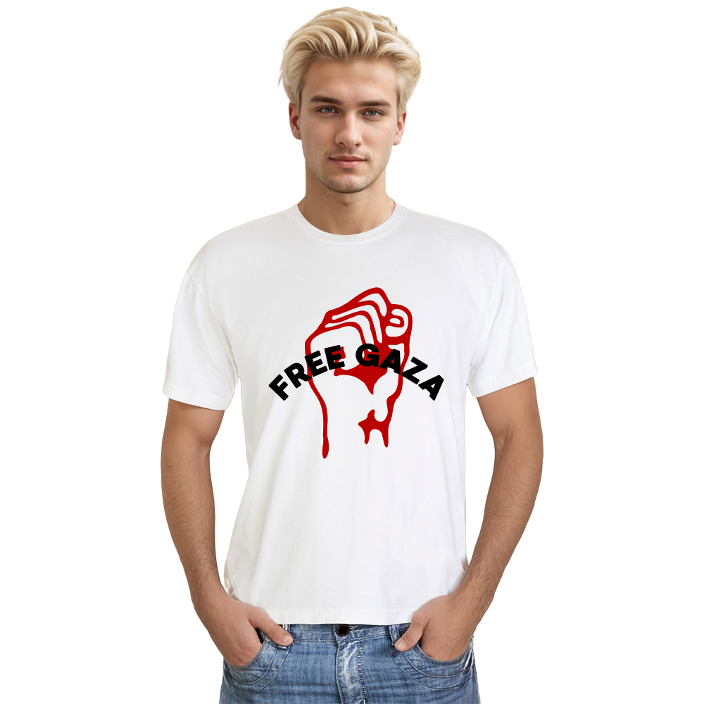 T-shirt Politique 'Free Gaza' Costume Ver.2