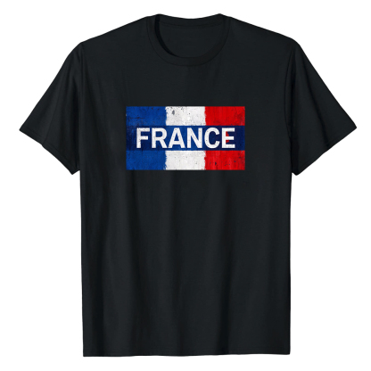 Adulte France Drapeau Français T-shirt