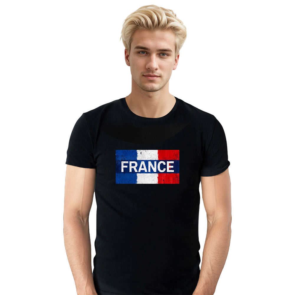 Adulte France Drapeau Français T-shirt