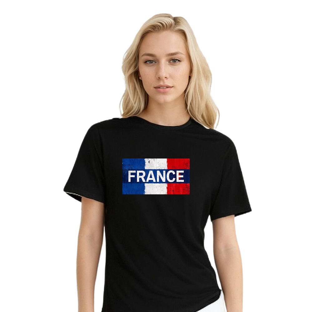 Adulte France Drapeau Français T-shirt