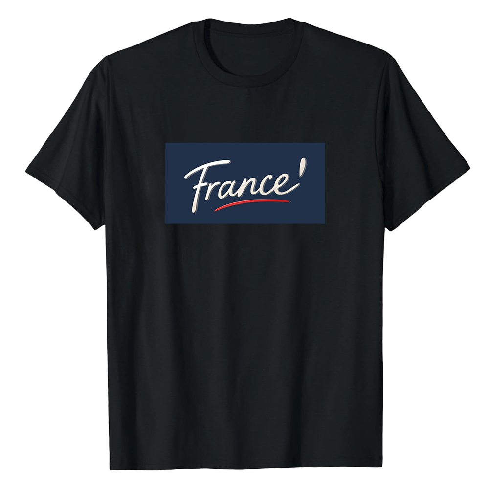 Adulte Texte 'France' T-shirt