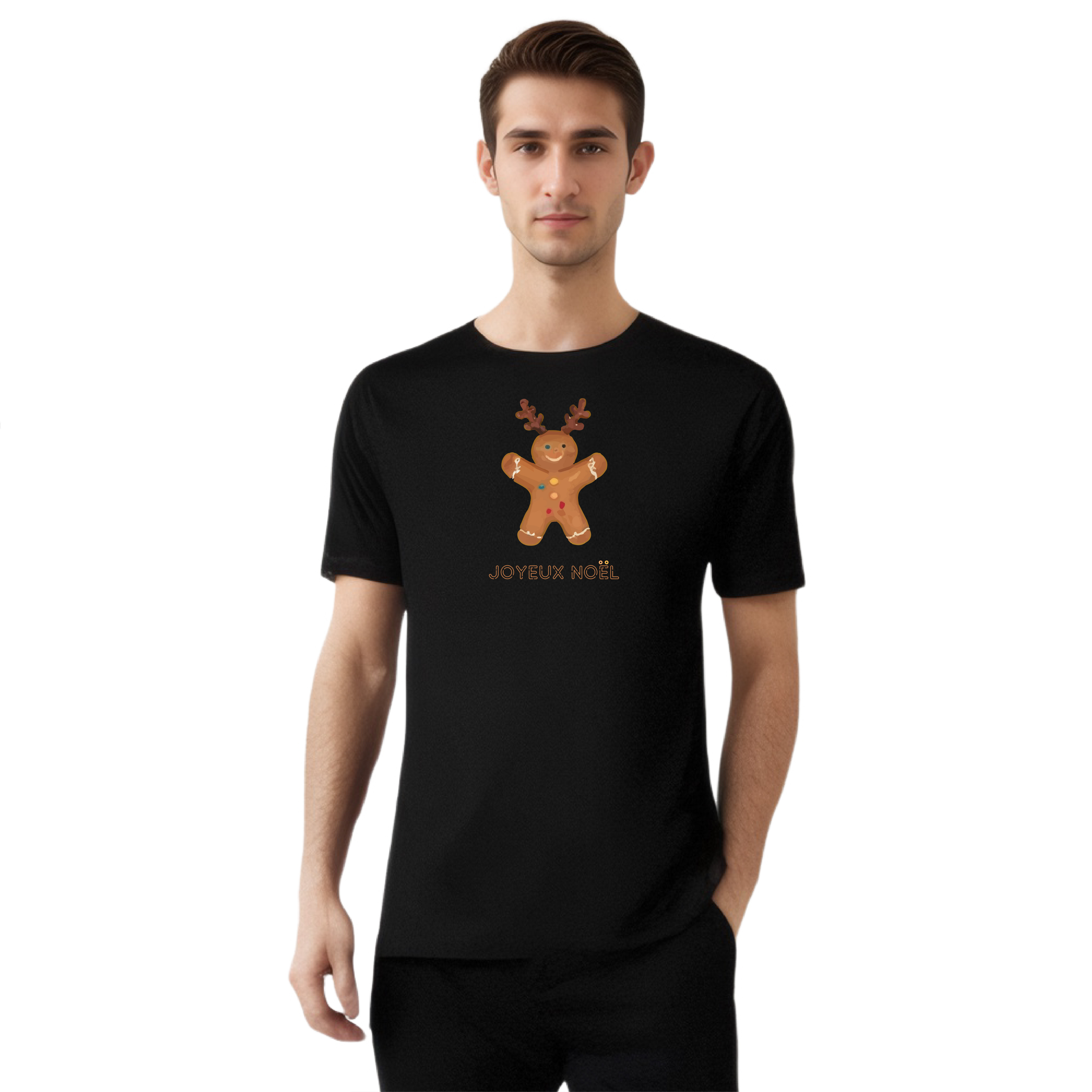 T-shirt Bonhomme de Pain d'Epices Pour Noël