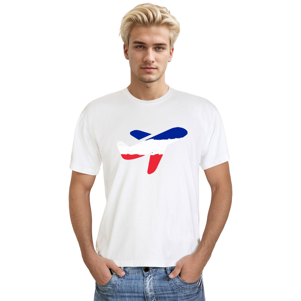 France Couleurs Bleu, Blanc et Rouge T-shirt Ver.6