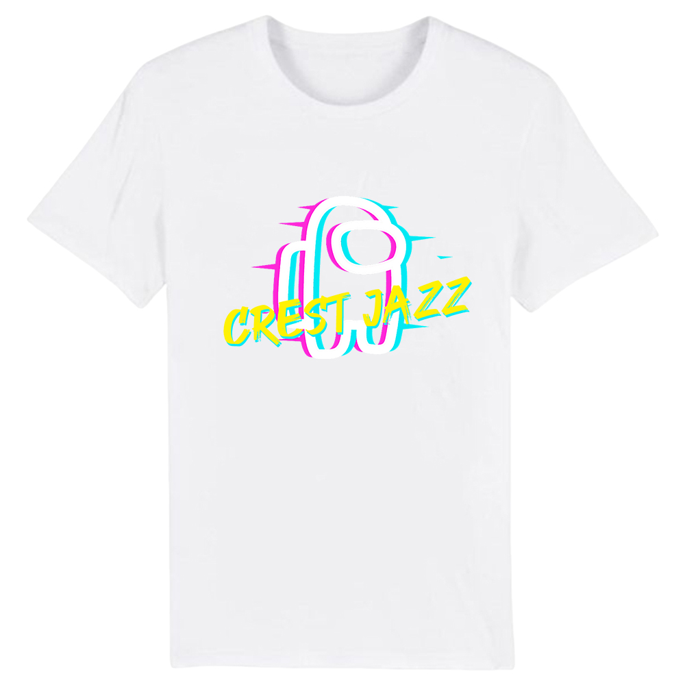 T-shirt Blanc et Noir 'Crest Jazz' Costume Ver.E