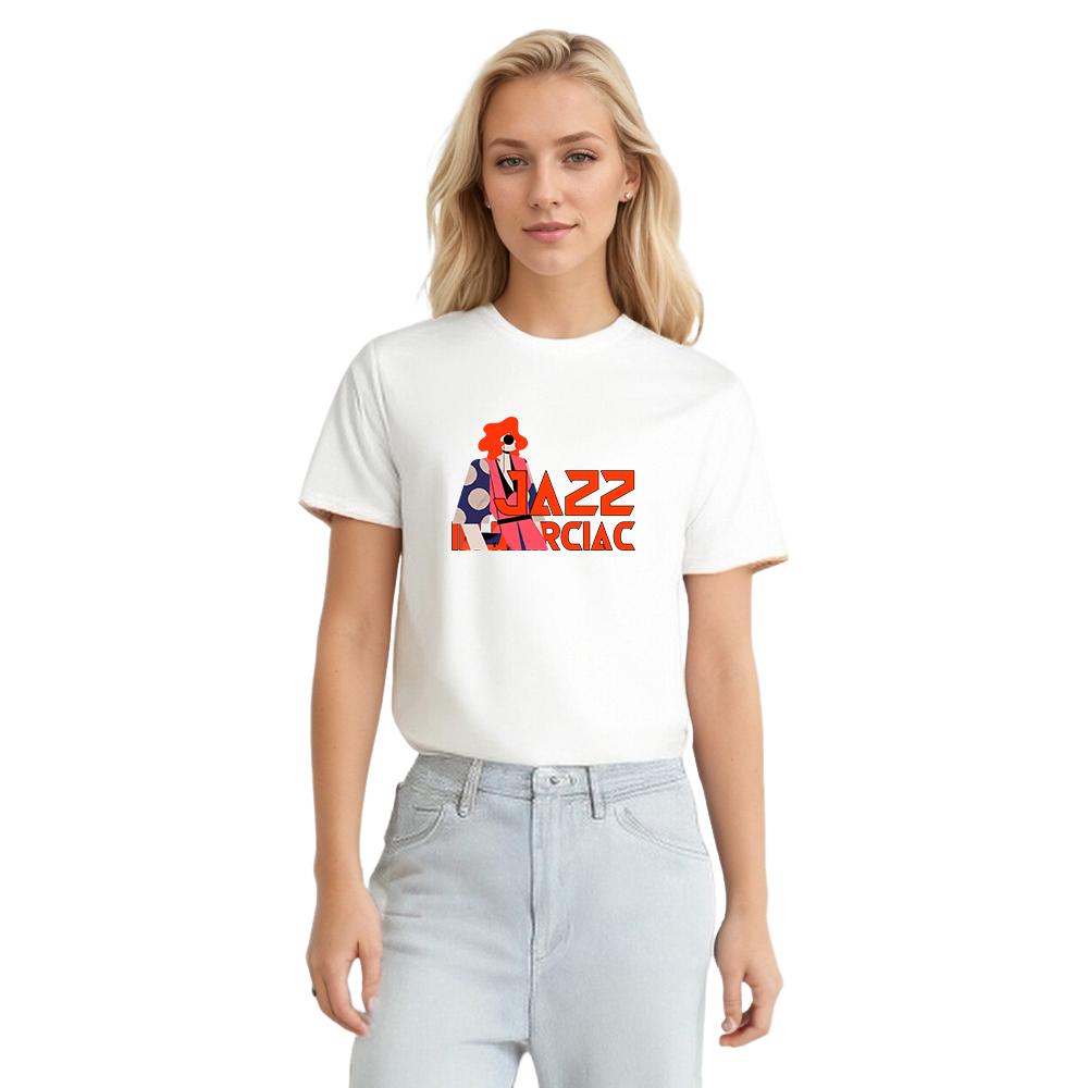 T-shirt Blanc et Noir 'Jazz in Marciac' Costume Ver.6