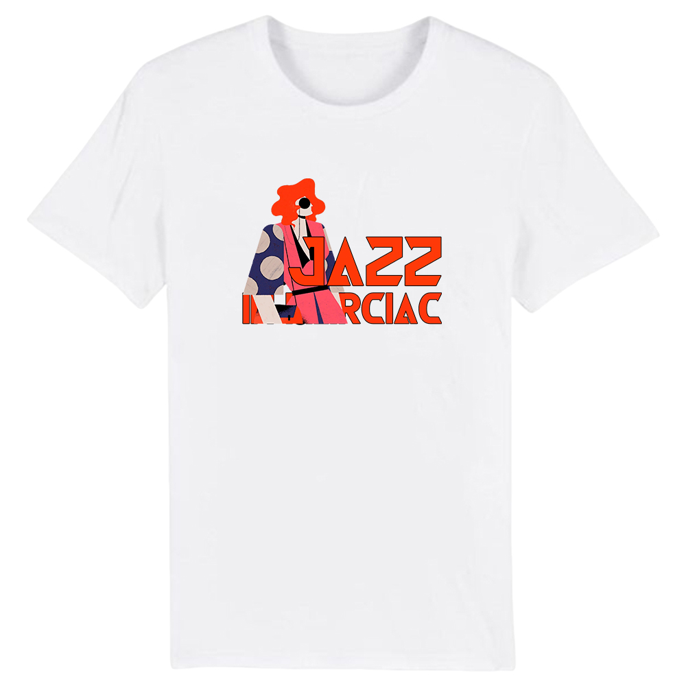 T-shirt Blanc et Noir 'Jazz in Marciac' Costume Ver.6
