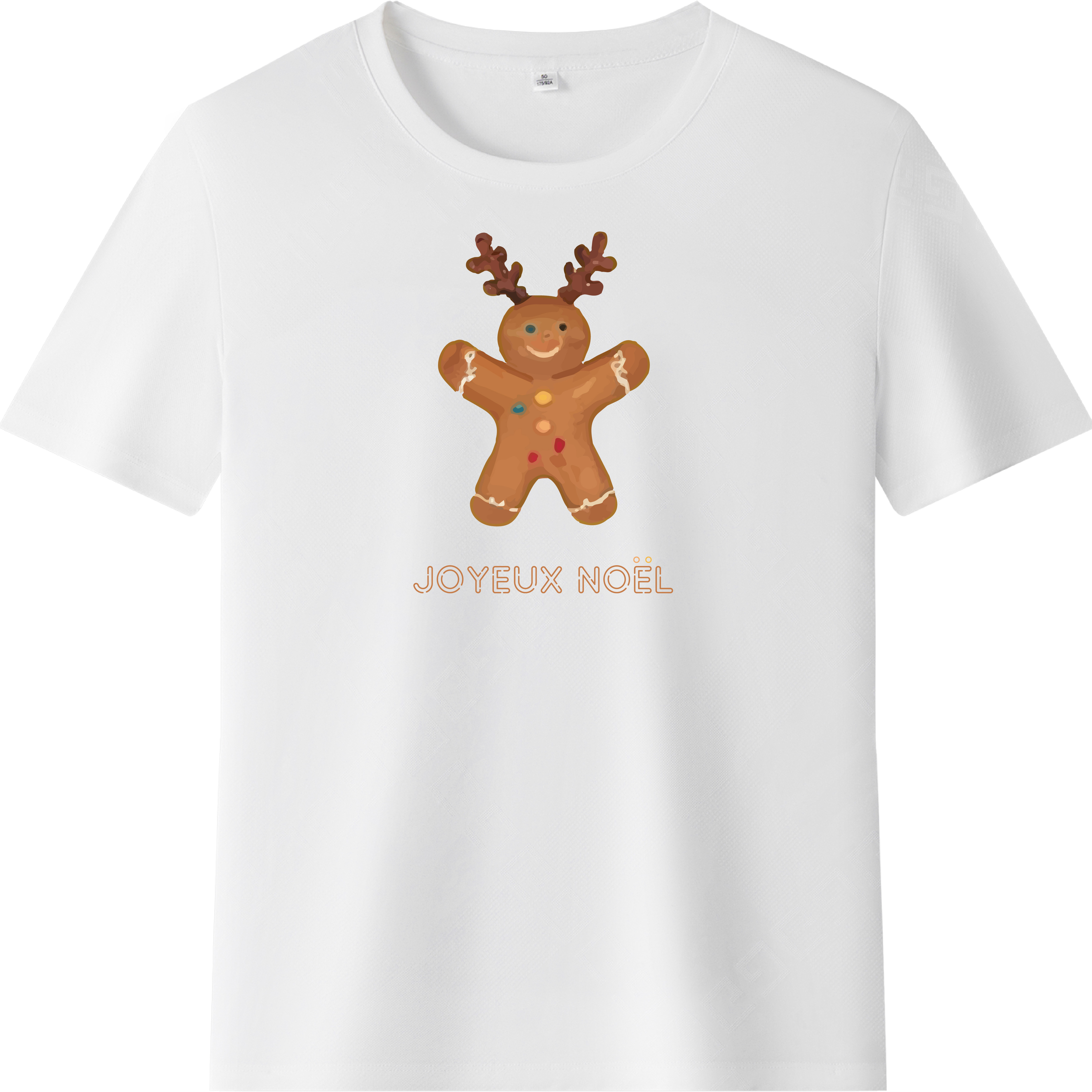 T-shirt Bonhomme de Pain d'Epices Pour Noël