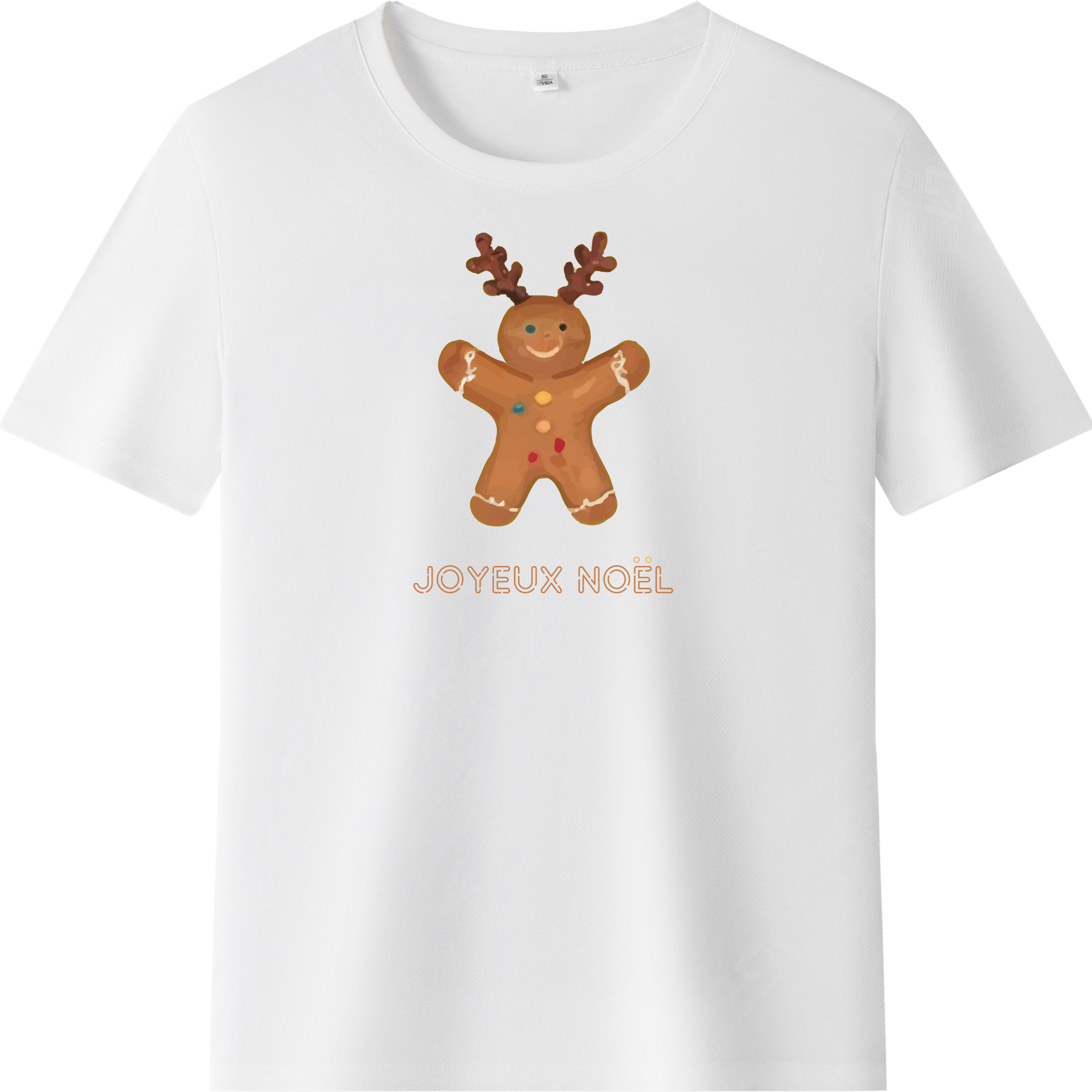 T-shirt Bonhomme de Pain d'Epices Pour Noël