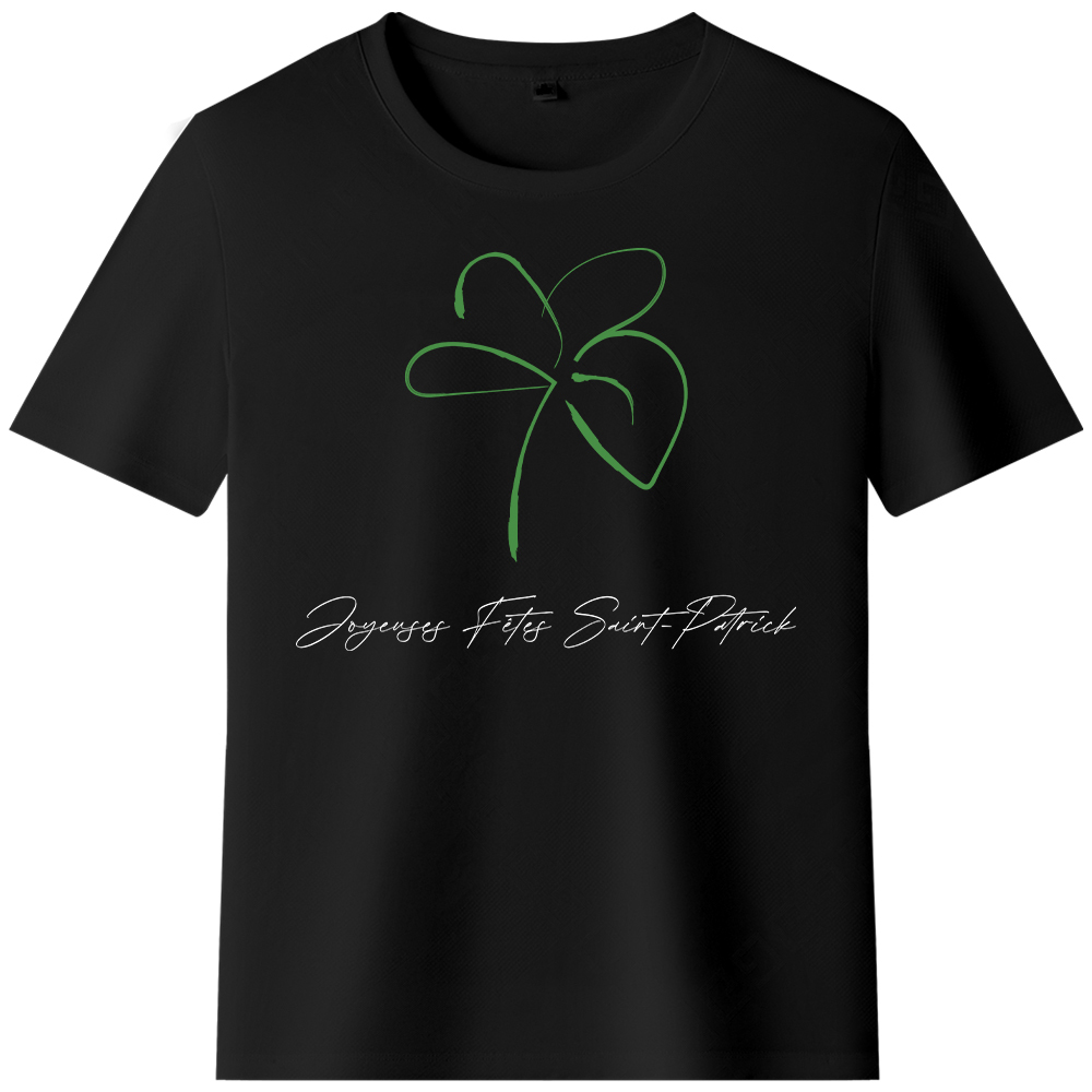 T-shirt Joyeuses Fêtes Saint-Patrick Pour Saint-Patrick Ver.2