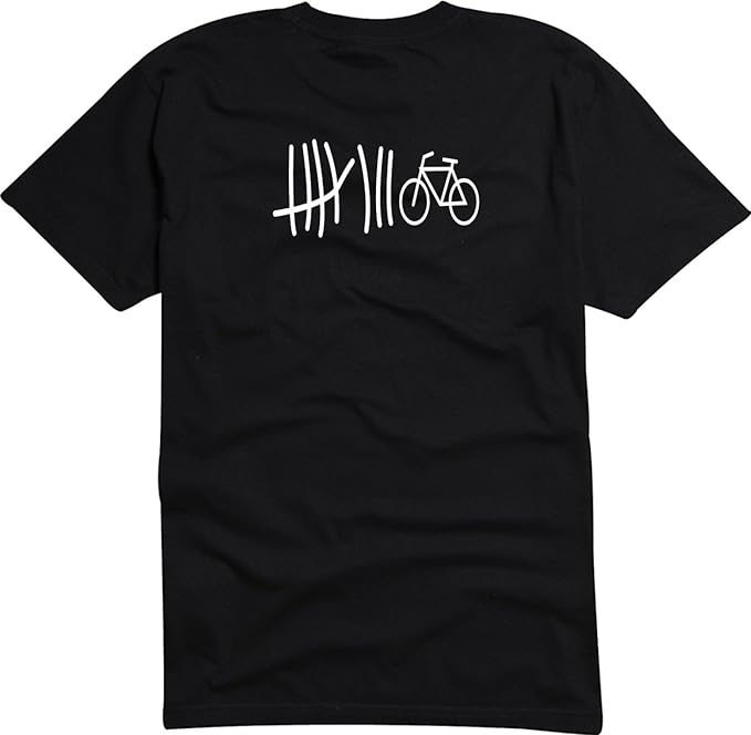 T-shirt Adulte Noir Bicycle Mathematics Costume