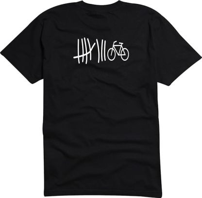 T-shirt Adulte Noir Bicycle Mathematics Costume
