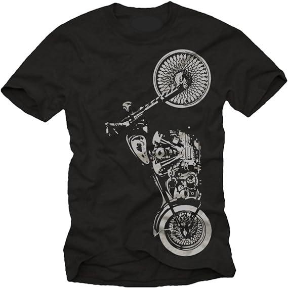T-shirt Homme Vintage Moto Costume