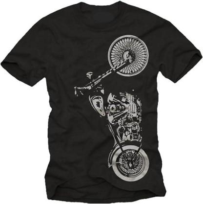 T-shirt Homme Vintage Moto Costume