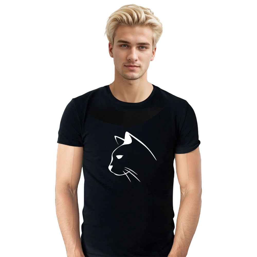 T-shirt Adulte Chaton Simple Line Costume Ver.2