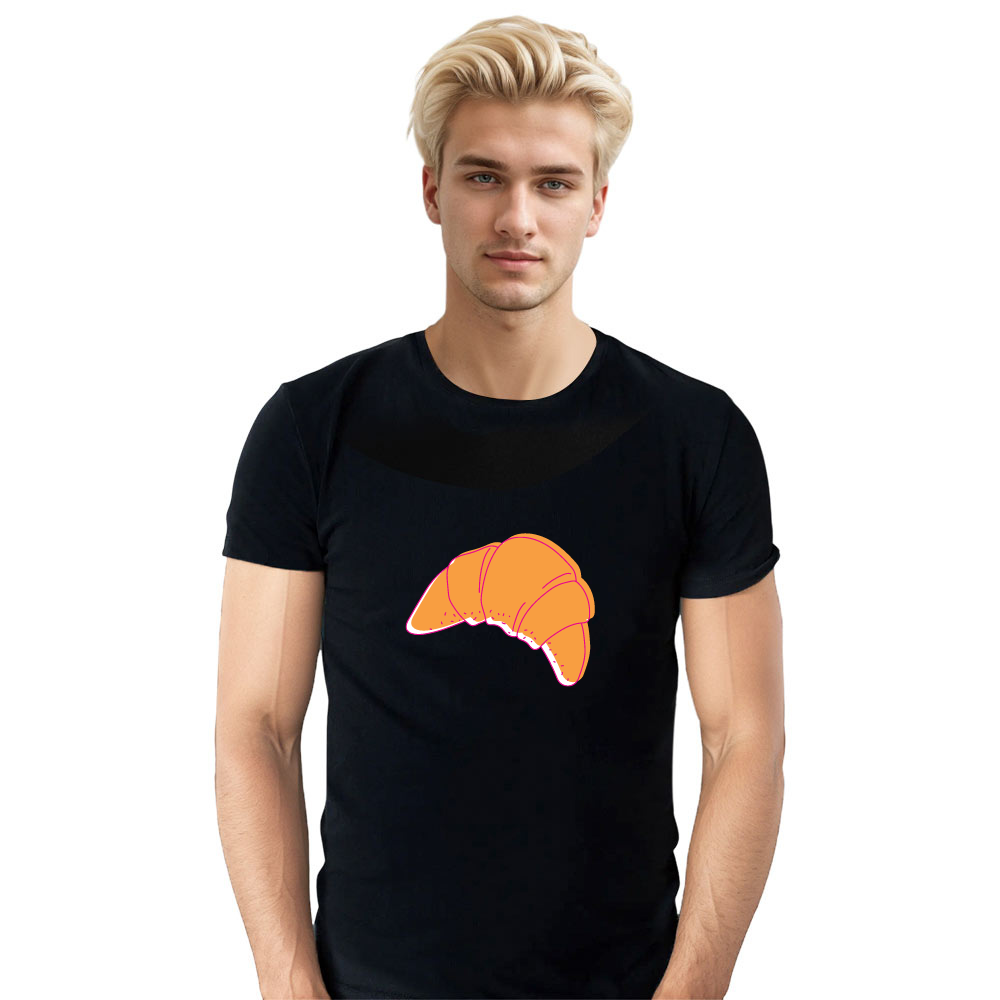 T-shirt Adulte Pain Croissant Costume