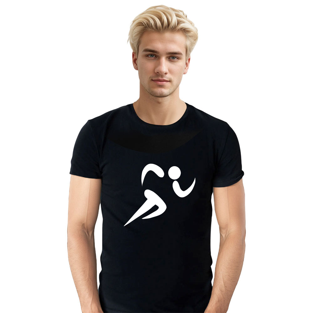 T-shirt Adulte Lignes de Coureur Simples Costume Ver.B
