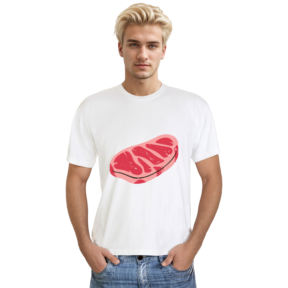 T-shirt Adulte Steak Costume