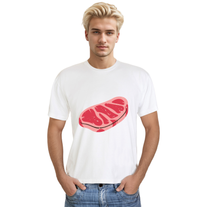 T-shirt Adulte Steak Costume