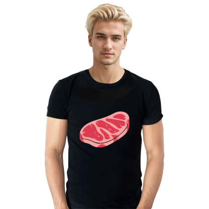 T-shirt Adulte Steak Costume
