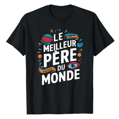 T-shirt 'Le Meilleur Père du Monde' Costume