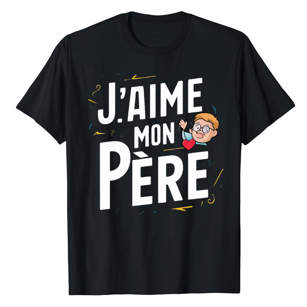 T-shirt 'J'Aime Mon Père' Costume