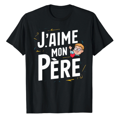T-shirt 'J'Aime Mon Père' Costume