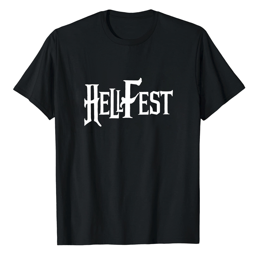 T-shirt Texte Uniquement 'Hellfest' Costume Ver.A