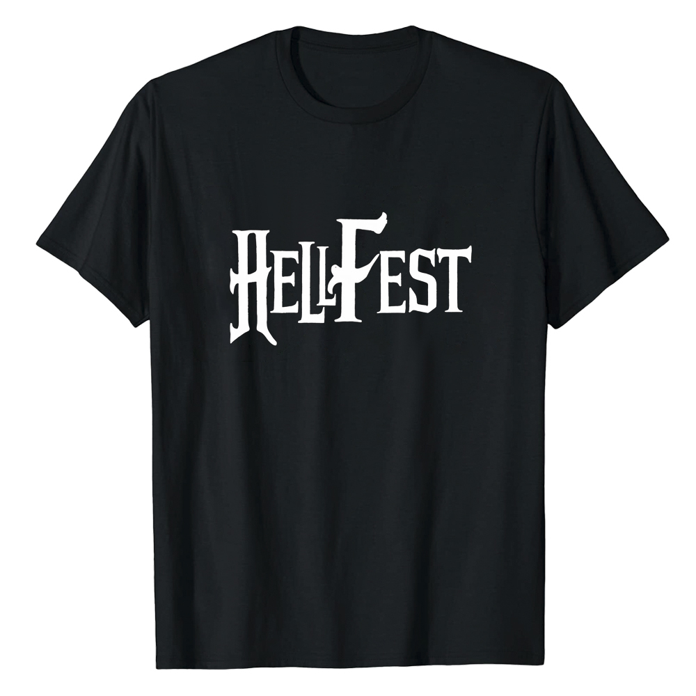 T-shirt Texte Uniquement 'Hellfest' Costume Ver.A
