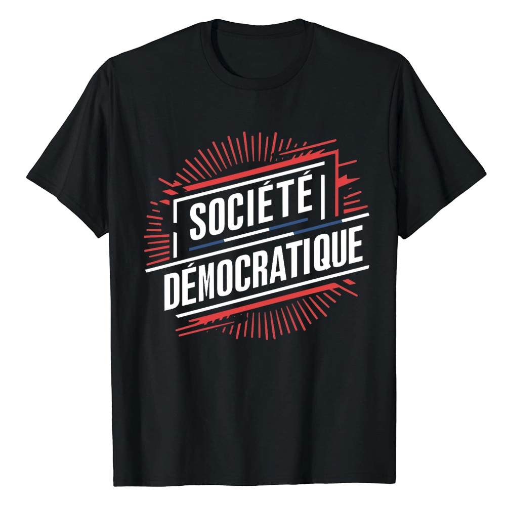 T-shirt 'Société Démocratique' Costume