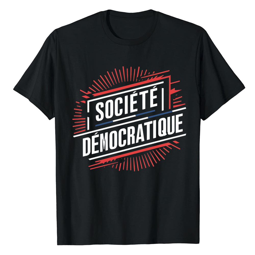 T-shirt 'Société Démocratique' Costume