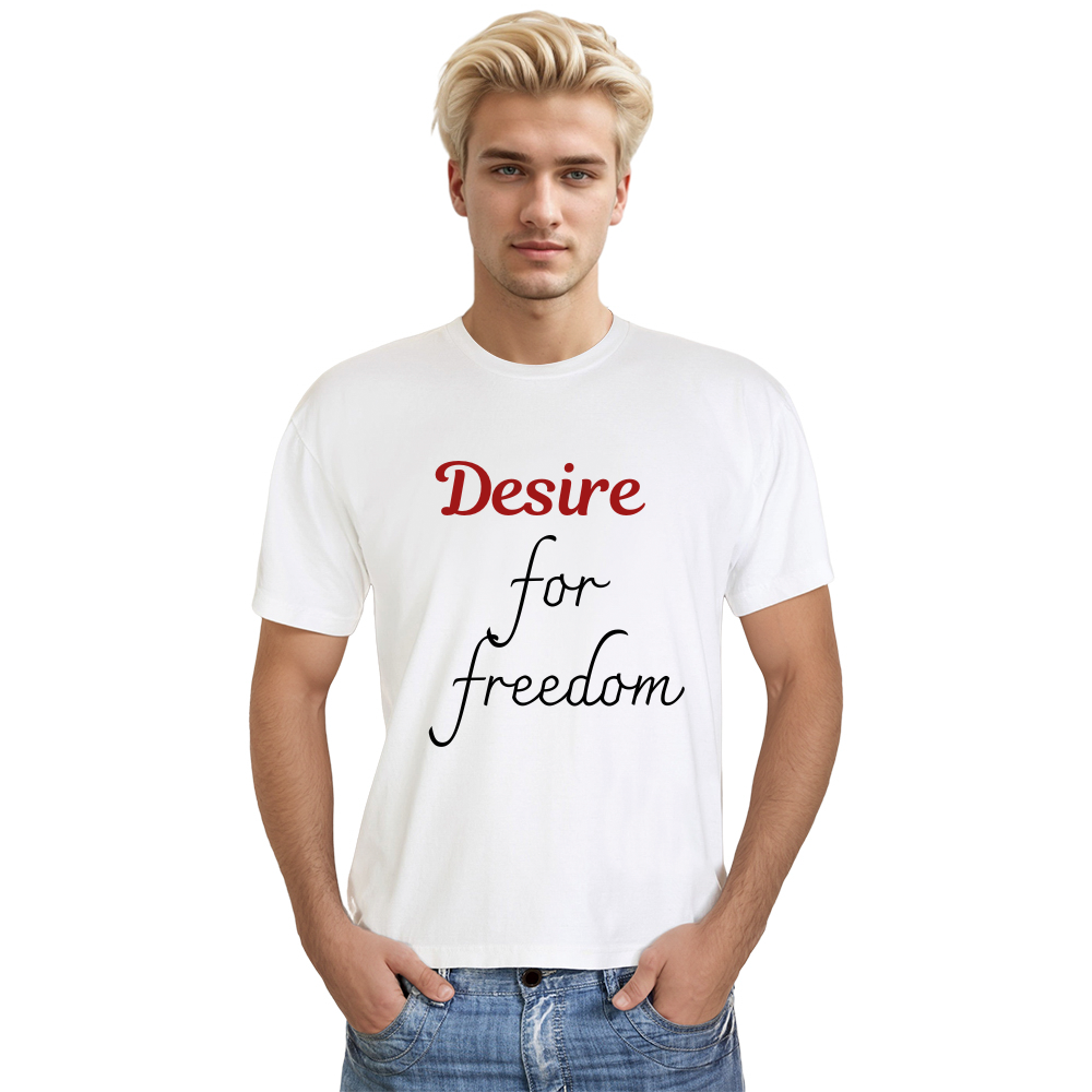 T-shirt Politique 'Desire for  Freedom' Costume
