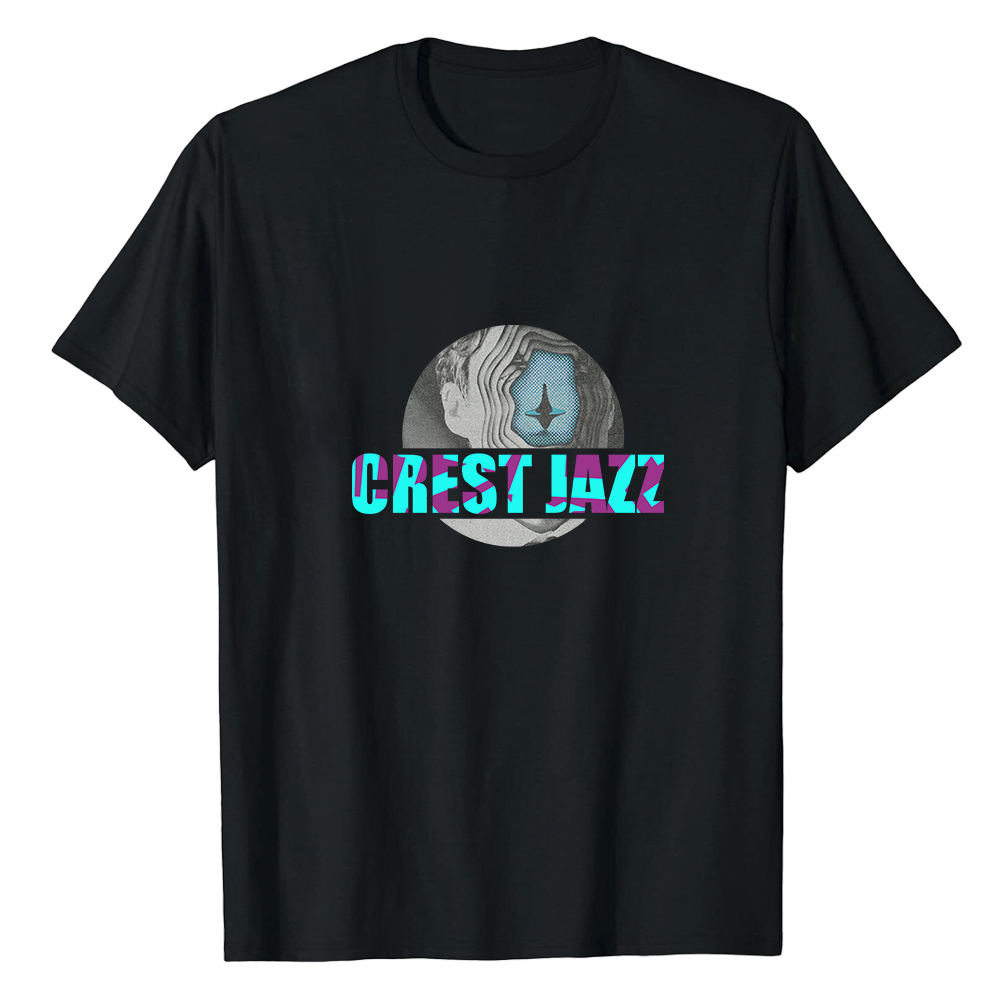 T-shirt Blanc et Noir 'Crest Jazz' Costume Ver.D
