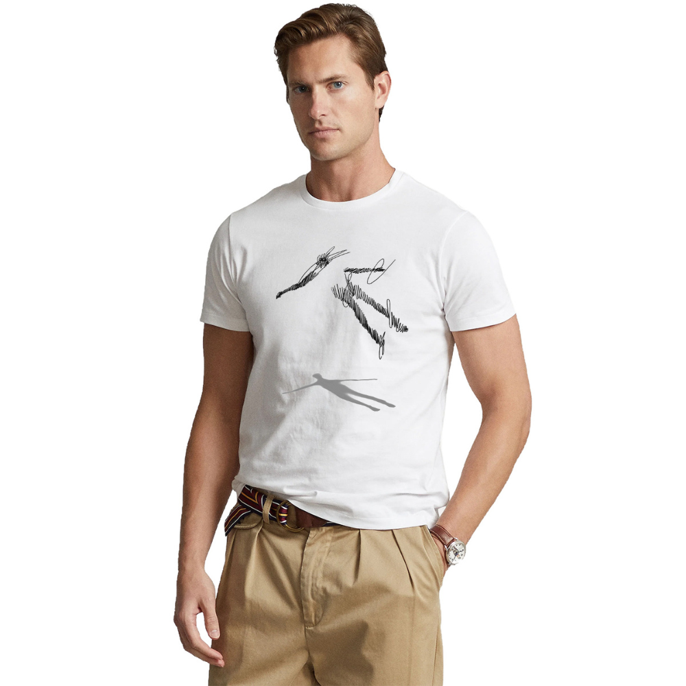 T-shirt Blanc Dessins d'Origine