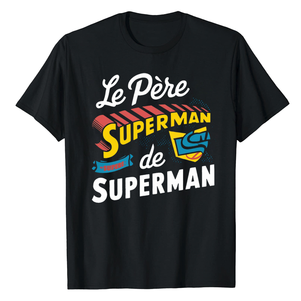 T-shirt 'Le Père de Superman' Costume
