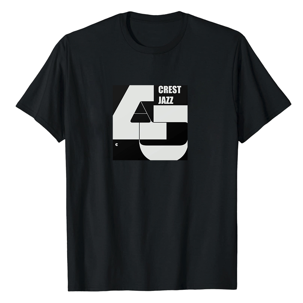 T-shirt Blanc et Noir 'Crest Jazz' Costume Ver.A
