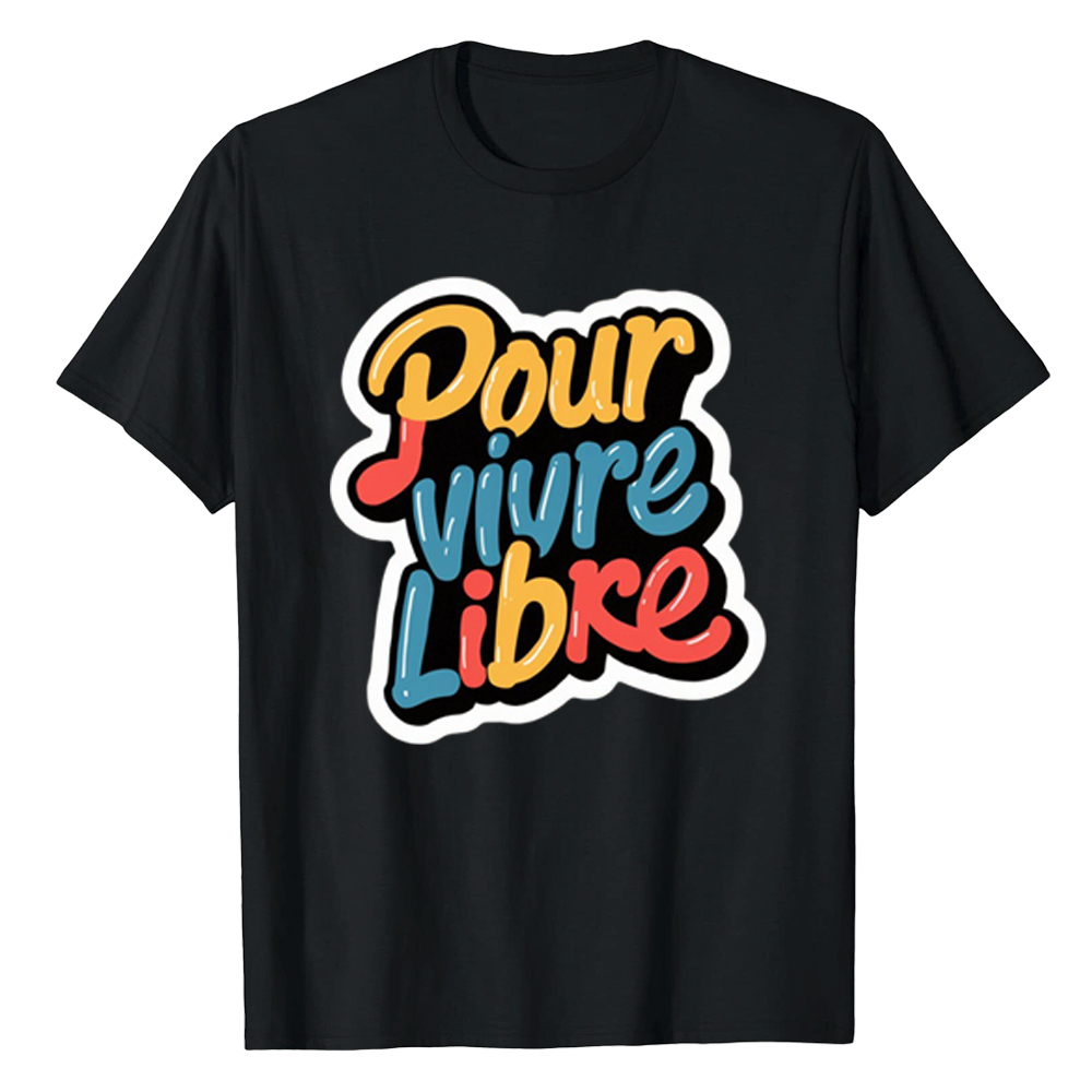 T-shirt 'Pour Vivre Libre' Costume Ver.2