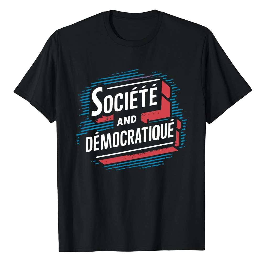 T-shirt 'Société Démocratique' Costume Ver.2