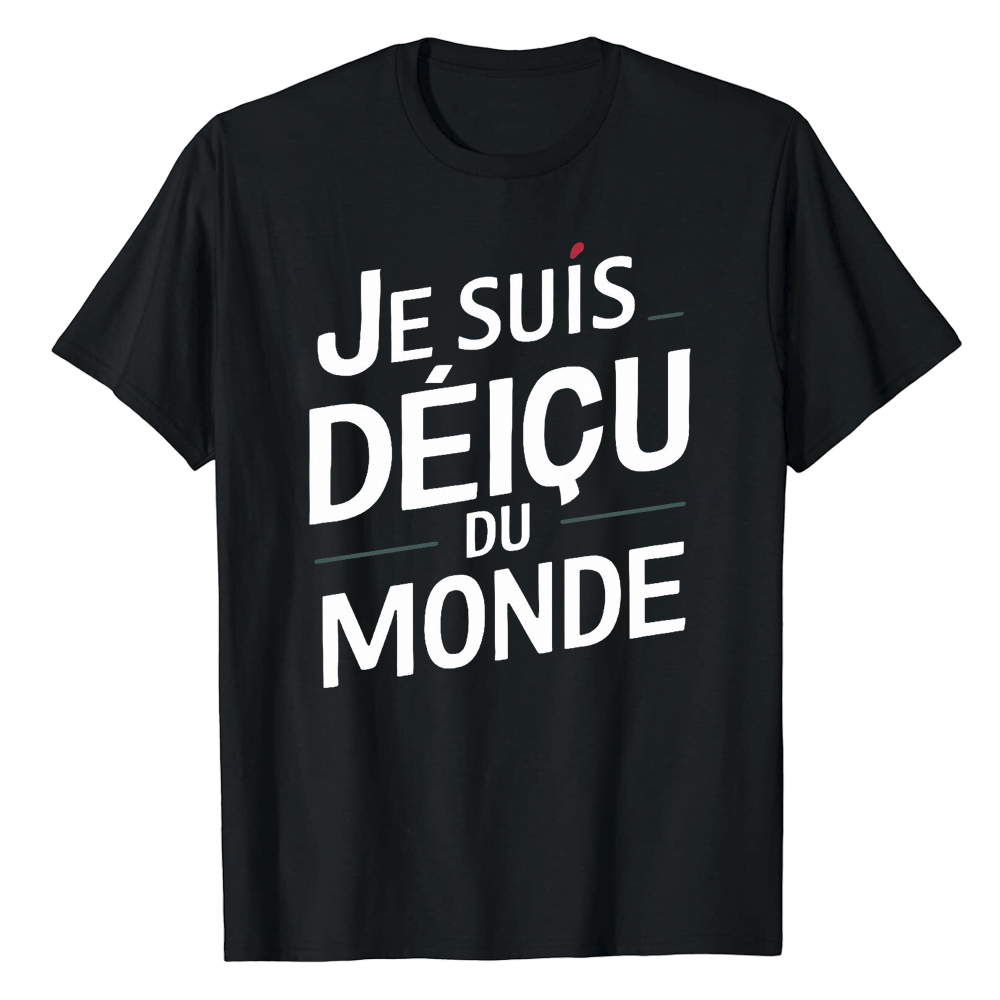 T-shirt 'Je Suis Déçu du Monde' Costume Ver.2