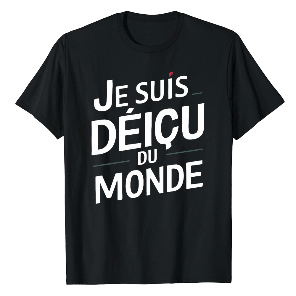 T-shirt 'Je Suis Déçu du Monde' Costume Ver.2