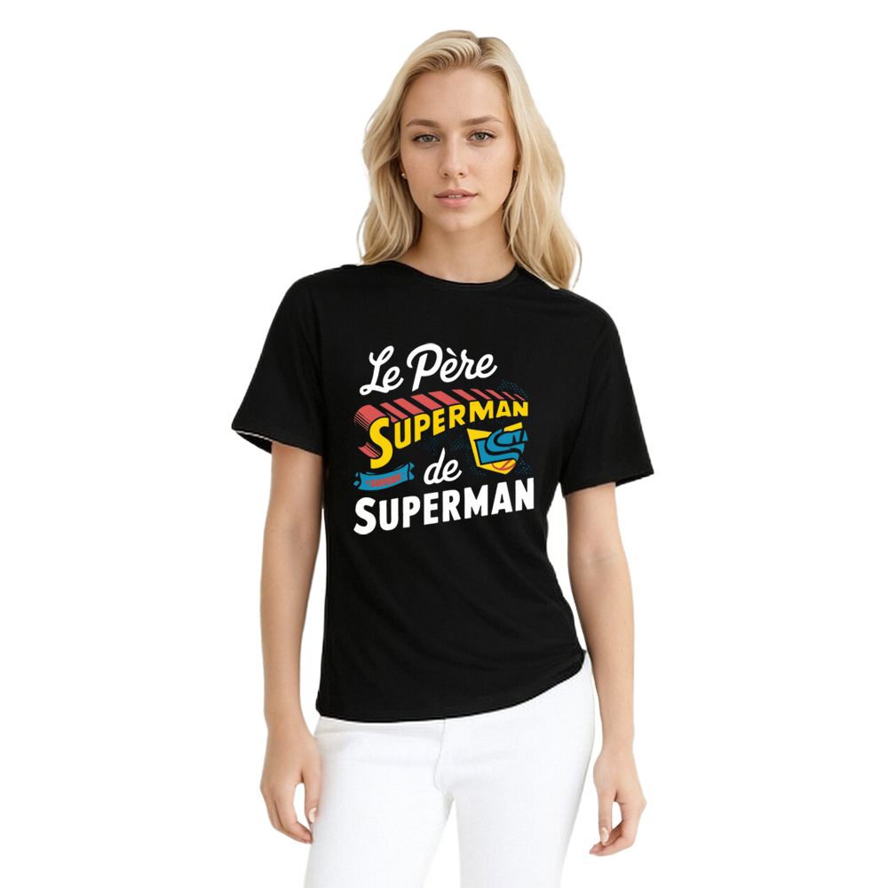 T-shirt 'Le Père de Superman' Costume