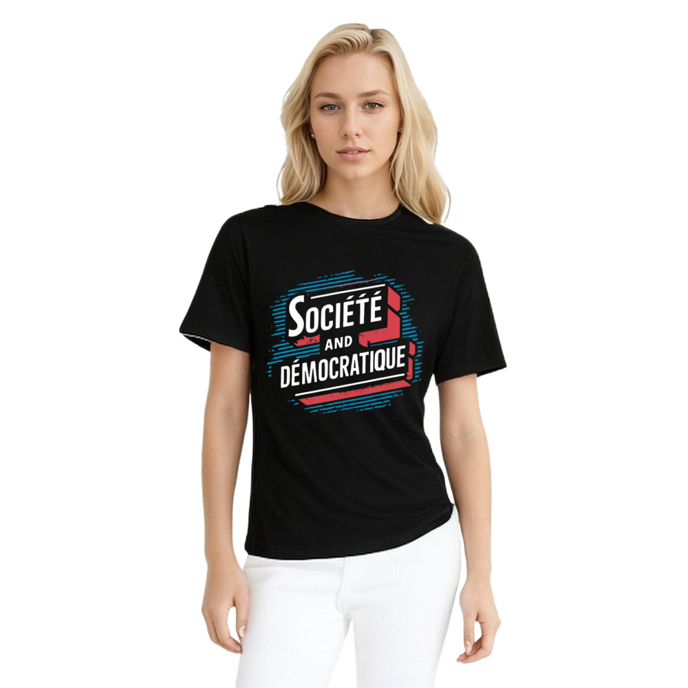 T-shirt 'Société Démocratique' Costume Ver.2