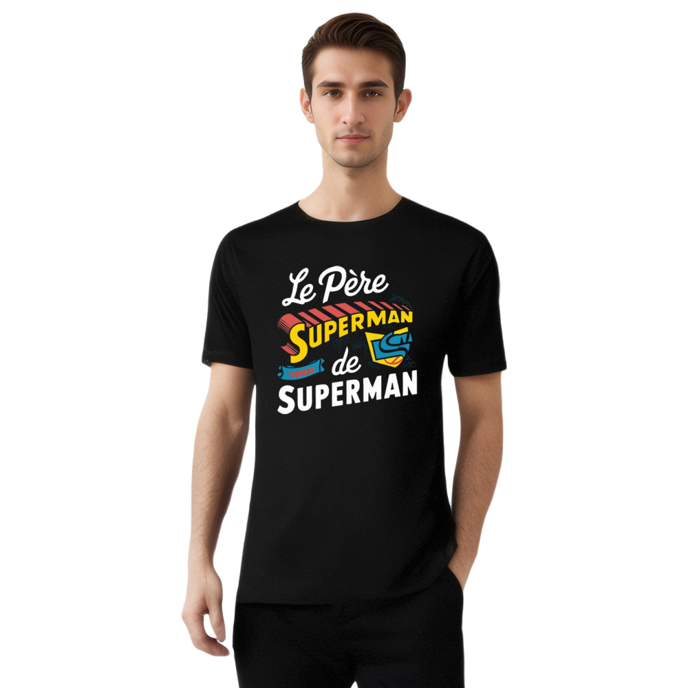 T-shirt 'Le Père de Superman' Costume