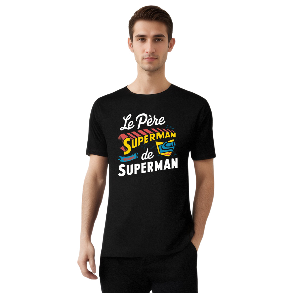 T-shirt 'Le Père de Superman' Costume