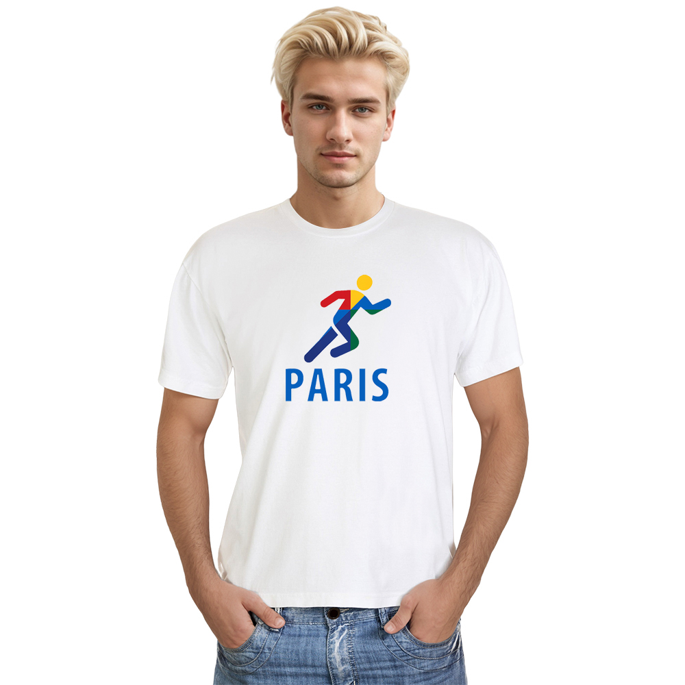 T-shirt Blanc et Noir 'Paris' Ver.G